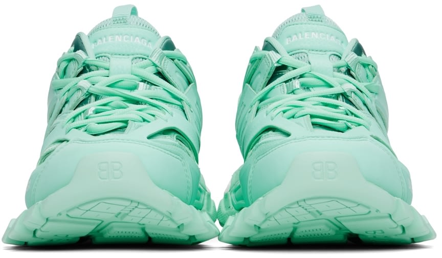 BALENCIAGA Green Track Sneakers